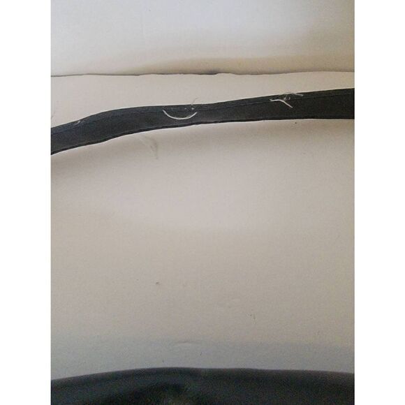 Steve Madden Women's Black Leather Crossbody Shoulder Bag - Picture 9 of 11